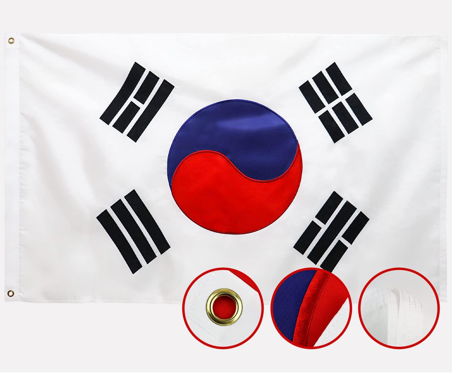 渑池韩国国旗 3x5ft